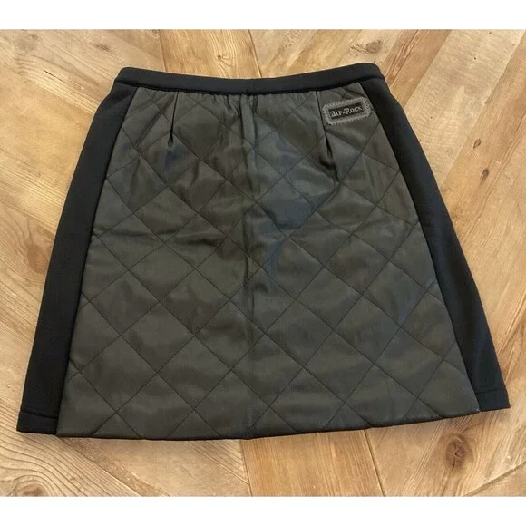 Alp-n-Rock Valentina Black Quilted Faux Leather Skirt Women’s‎ XS NEW WITH TAGS